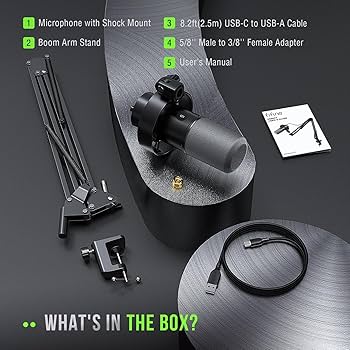 Amazon.com: FIFINE K688 Podcast Microphone Kit, USB/XLR Dynamic