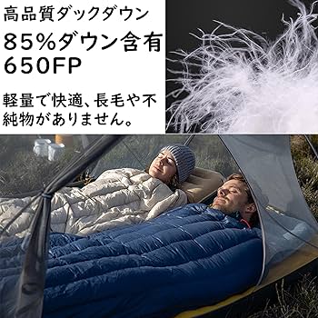 Amazon.co.jp: Naturehike CW280 寝袋 ダウン 冬用 85%ダウン含有 570g