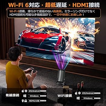 Amazon.co.jp: Zyvrex プロジェクター 家庭用【Android TV搭載