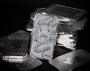 2025 P Lot of (20) 1 Troy Ounce Australian Silver Dragon