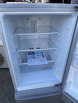 Amazon.co.jp: MR-P15D-S(シャイニ-シルバ-) Pシリ-ズ 2ドア冷蔵庫 右