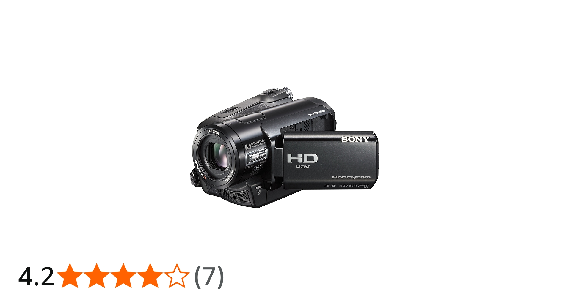 Sony HDR-HC9 HDD Camcorder 6.8 cm (2.7 Inch) Display 10x Optical