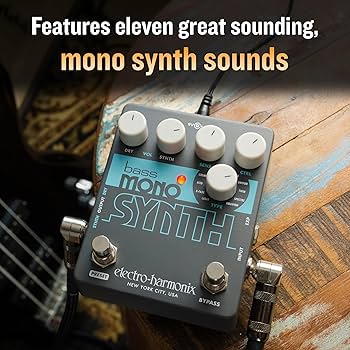 Amazon.com: Electro-Harmonix Bass Mono Synth Bass Synthesizer