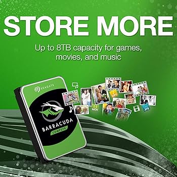 Amazon.com: Seagate BarraCuda 8 TB Internal Hard Drive HDD – 3.5