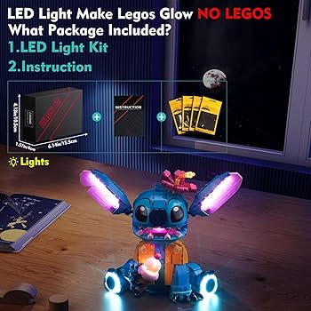 Amazon.com: VONADO LED Light Kit Compatible with Lego Stitch 43249