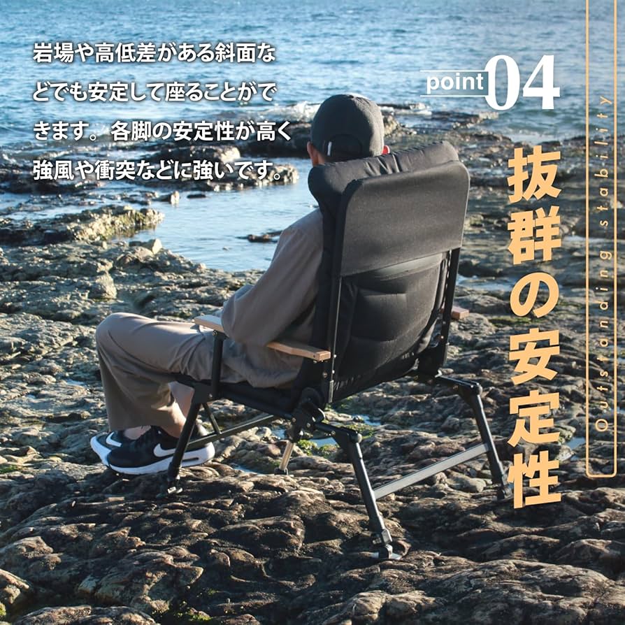 Amazon.co.jp: キャンプチェア DOKODEMO chair リクライニングチェア