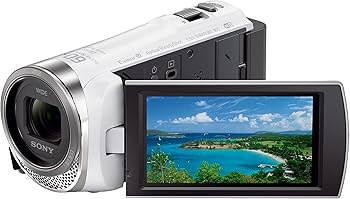 Amazon | SONY ビデオカメラ HDR-CX485 32GB 光学30倍 ホワイト
