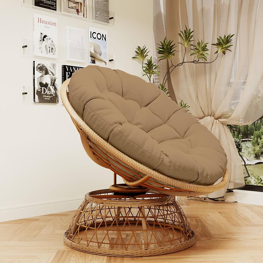 Amazon.co.jp: Gardenbee パパサンチェア クッション付き 360°回転