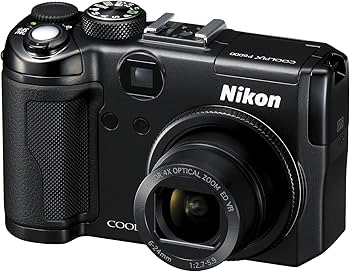 Amazon.com : NIKON COOLPIX P6000 BLACK : Point And Shoot Digital