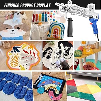 Amazon｜タフティングガン スターターキット、2 in 1 カットアンド