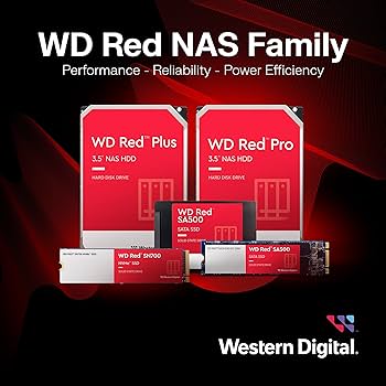 WD Red Plus 4TB NAS Hard Disk Interno 3,5