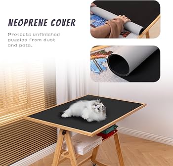 Amazon.com: LAVIEVERT 1500 Piece Tilting Puzzle Table with Legs