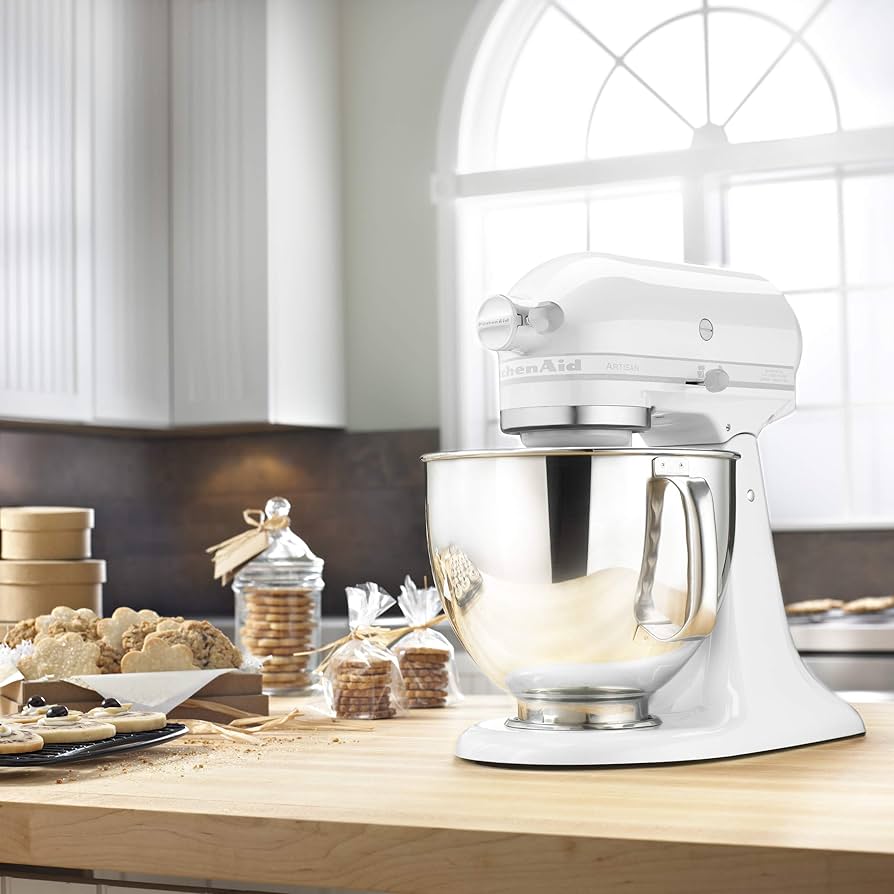 Amazon.com: KitchenAid KSM150PSWW Artisan Series 5-Qt. Stand Mixer