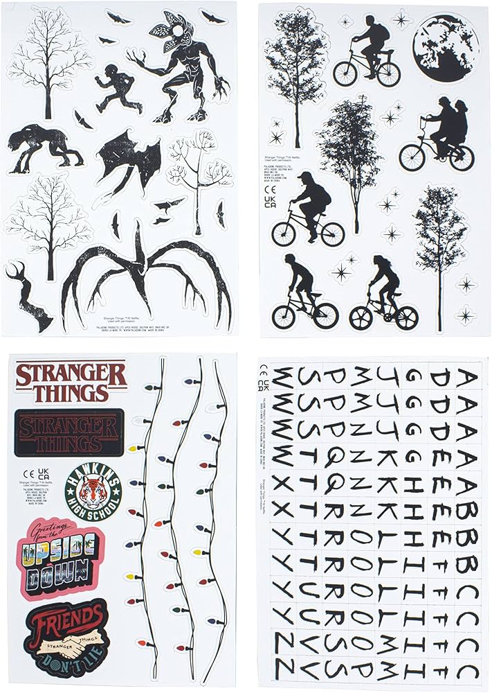 Amazon.co.jp: Paladone Stranger Things 冷蔵庫マグネット、136個