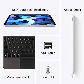 Amazon.com: Apple iPad Air (10.9-inch, Wi-Fi + Cellular, 64GB