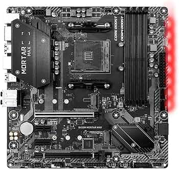 Amazon | MSI B450M Mortar MAX マザーボード DDR4 64GB AM4 PCI-E 3.0