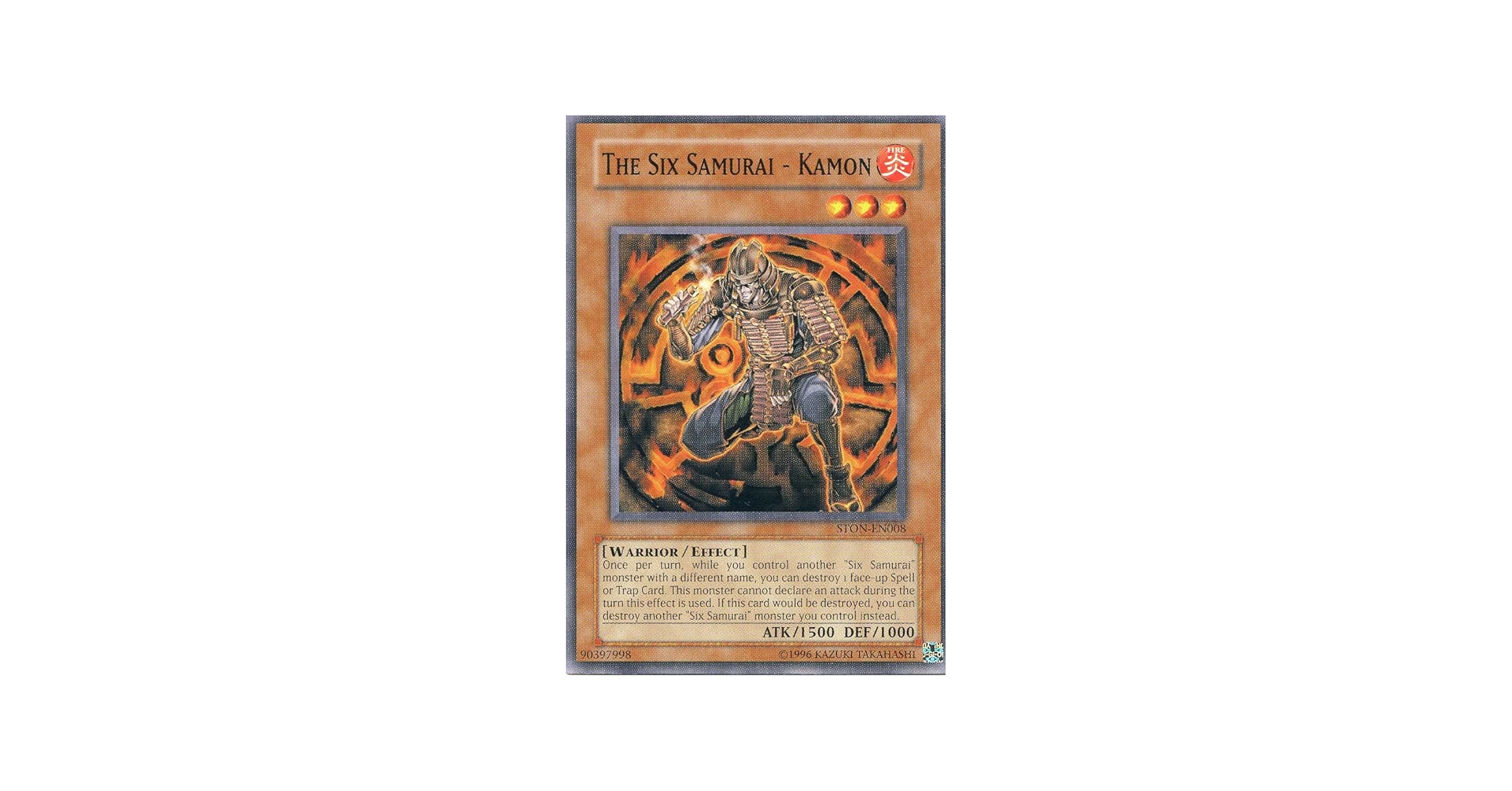 Amazon.com: Yu-Gi-Oh! - The Six Samurai - Kamon (STON-EN008