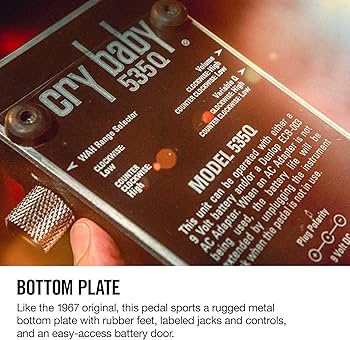 Pedal de efeitos de guitarra JIM DUNLOP Cry Baby Multi-Wah 535Q