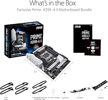 Amazon.com: Asus Prime X299- A II ATX Motherboard (Intel X299) LGA