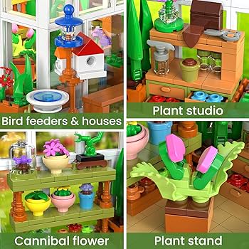 Amazon.com: GEVINST Flower House Set for Adults Building Sets with