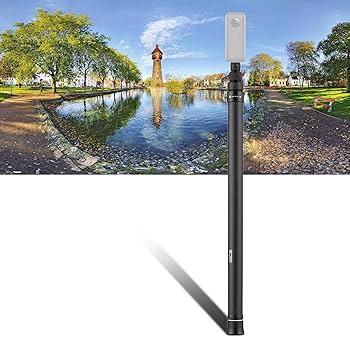 Amazon | Insta360用自撮り棒 3m自撮り棒 目に見えない 1/4インチネジ
