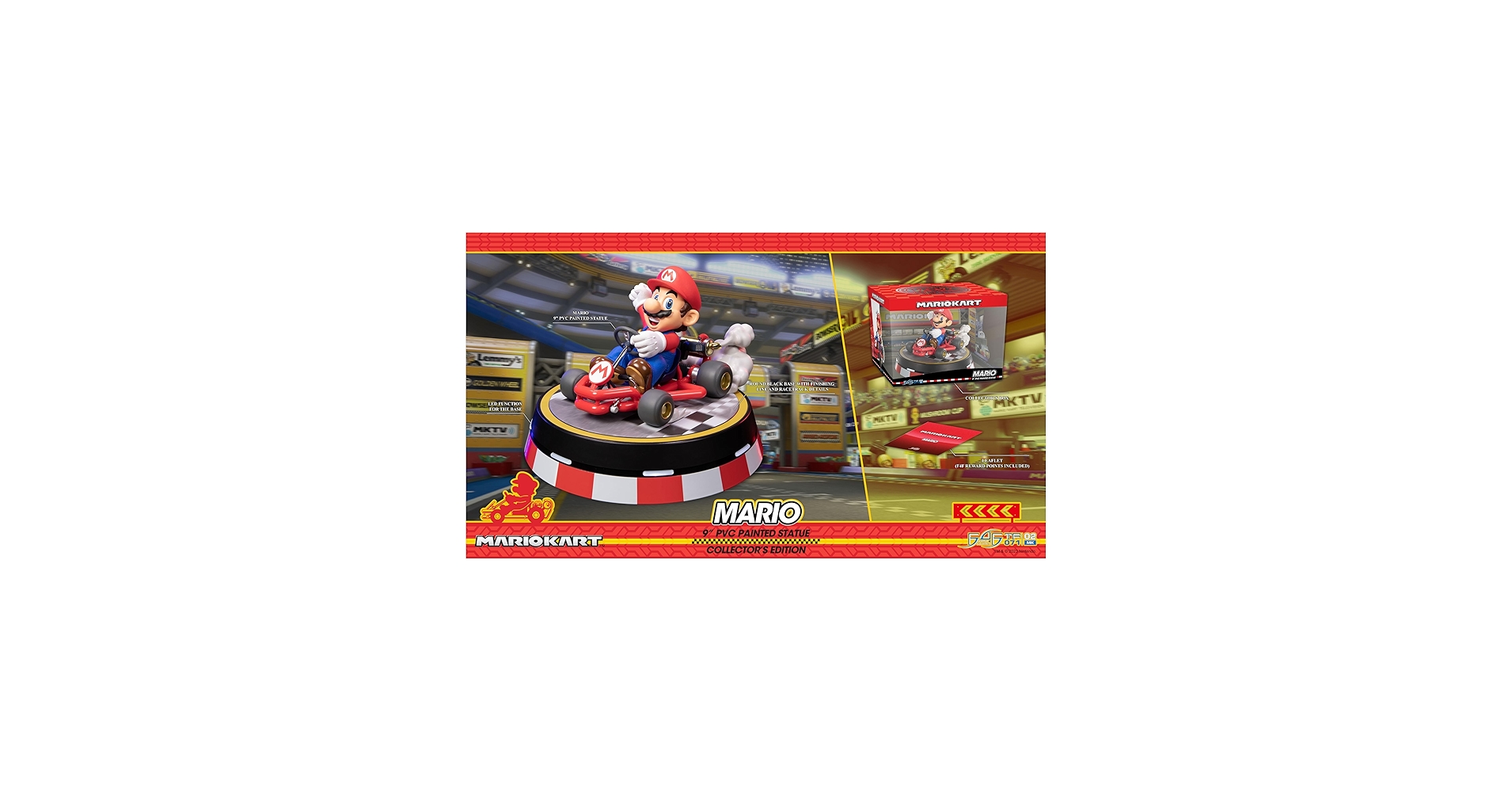 Amazon.com: First 4 Figures Mario Kart: Mario Collector's Edition