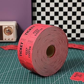 Amazon.co.jp: TOYANDONA 1000枚ロール パーティーチケット 抽選券