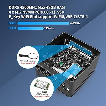 Amazon.co.jp: AIOPCWA 第12世代インテル Core i3 N305 ミニPC NAS、4