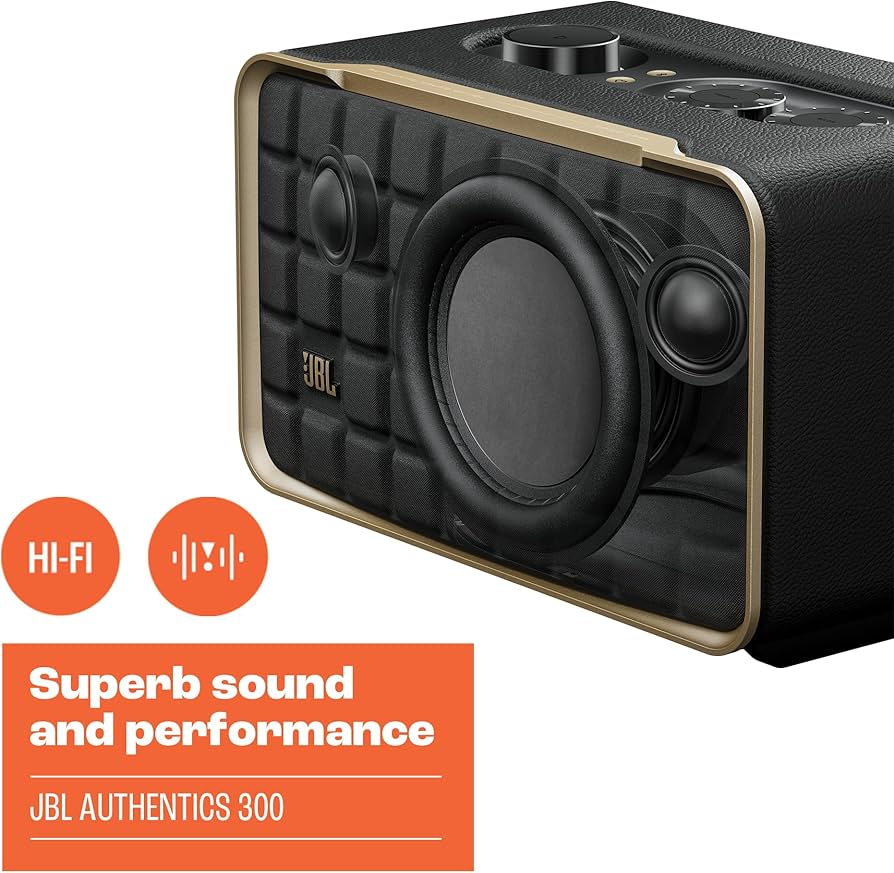 Amazon.com: JBL JBLAUTH300BLKAM-Z Authentics 300 Portable Smart