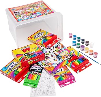 Amazon.com: CRA-Z-Art Ultimate Art Extravaganza Art Tub Packed
