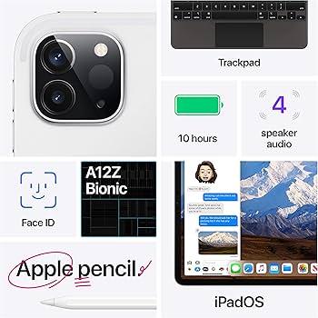 Amazon.com : Apple 2020 iPad Pro, 12.9-inch, Wi-Fi + Cellular, 1TB