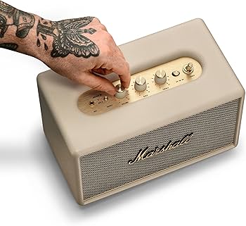 Marshall Acton III Wireless Bluetooth Speaker, Cream : Amazon.nl