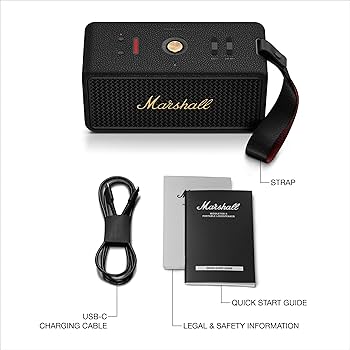 Amazon.co.jp: Marshall ワイヤレスポータブル防水スピーカー