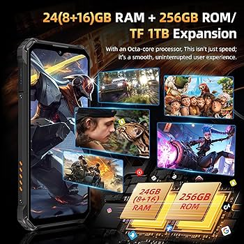 Amazon.com: OUKITEL WP23 Plus Rugged Smartphone Unlocked 2025-24GB