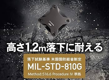 Amazon | I-O DATA ポータブルSSD 960GB 耐衝撃 軽量 PS4/PS4 Pro/Mac