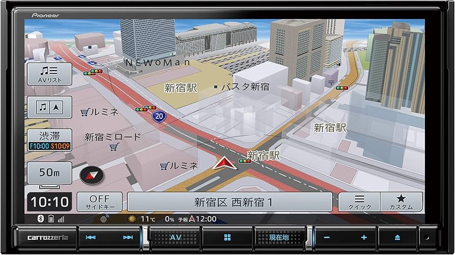 Amazon | Pioneer カーナビ AVIC-RZ710 7インチ 2D(180mm) 楽ナビ 無料