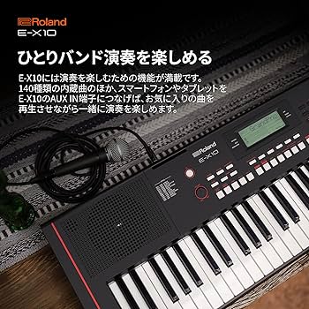 Amazon.co.jp: Roland ローランド 電子キーボード E-X10 アレンジャー