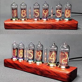 Amazon.co.jp: ニキシー管時計、10レベルの明るさIN-14ニキシー