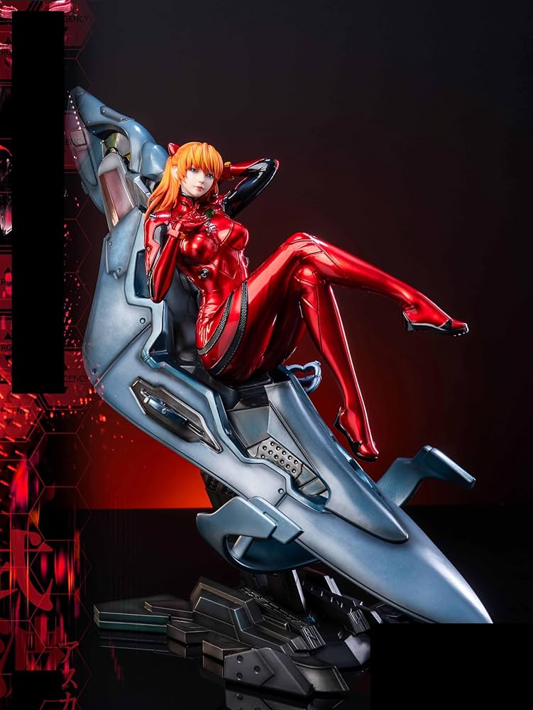 Amazon.co.jp: 惣流・アスカ・ラングレー フィギュア 1/4スケール 塗装