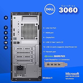 Amazon.com: Dell OptiPlex 3060 Tower PC | Intel Core i5-8500