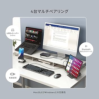 Amazon | SATECHI SM3 Bluetooth メカニカルキーボード ワイヤーレス