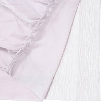 Amazon｜Francfranc フランフラン フリル×ラメリア ダブルカーテン