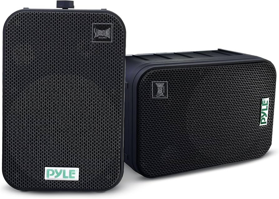 Amazon.co.jp: 【Pyle 2WAY完全防水 屋内/屋外兼用ウォールマウント