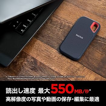 Amazon | SanDisk ポータブルSSD 1TB 【PS4 メーカー動作確認済】 USB3