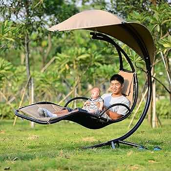 Amazon.co.jp: TRAGLO ハンギングチェア スイングハンモック スイング