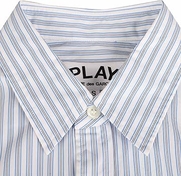 Amazon.co.jp: [プレイ コムデギャルソン] シャツ 長袖 ストライプ