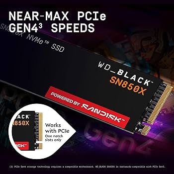 Amazon | WD_BLACK 4TB SN850X NVMe 内蔵型ゲーミングSSD ソリッド