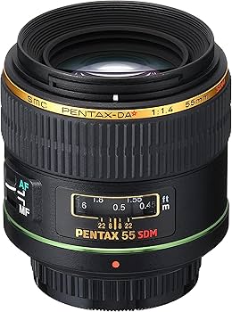Amazon.co.jp: ペンタックス smc PENTAX-DA☆55mmF1.4ED SDM 中望遠単
