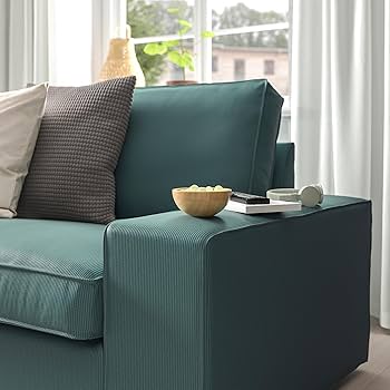 Amazon｜IKEA KIVIK 3人掛けソファ Kelinge Grey-Turquoise｜ソファ