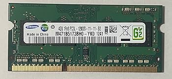 Amazon | サムスン純正 PC3-12800(DDR3-1600) SO-DIMM 4GB ノートPC用